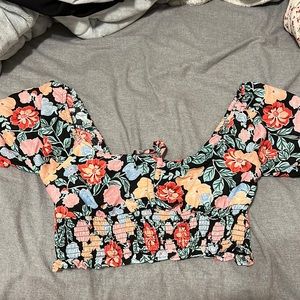 Floral Crop Top